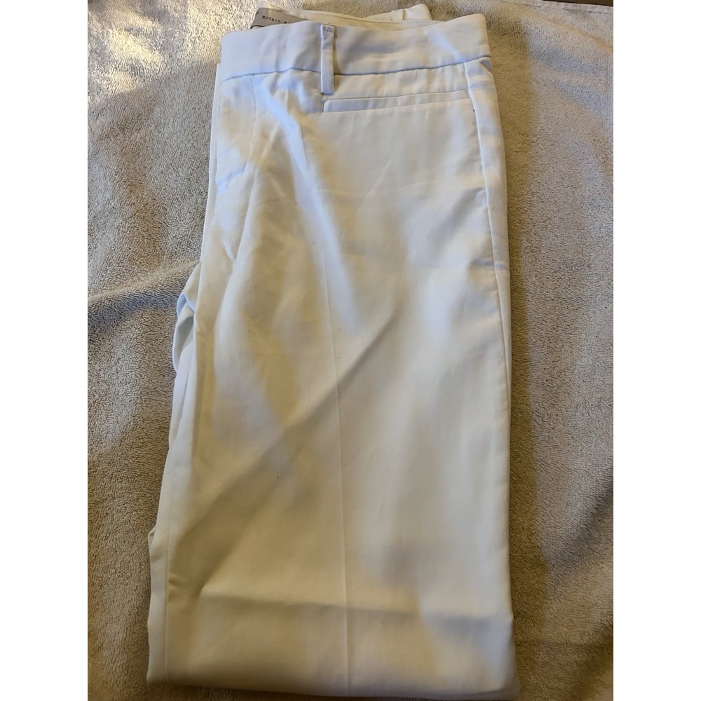 Gap Modern Boot Pants Women's Size 6R‎ White Bootcut Dress Career! Read Listing